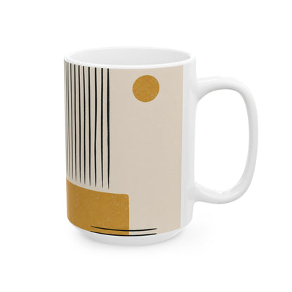 Ochre Cadence Ceramic Mug