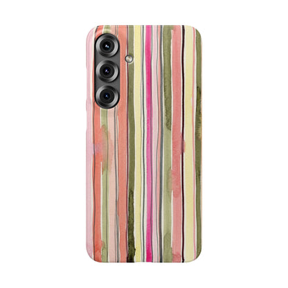 Summer Stripe Snap Phone Case