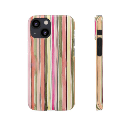 Summer Stripe Snap Phone Case