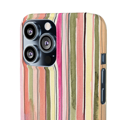 Summer Stripe Snap Phone Case