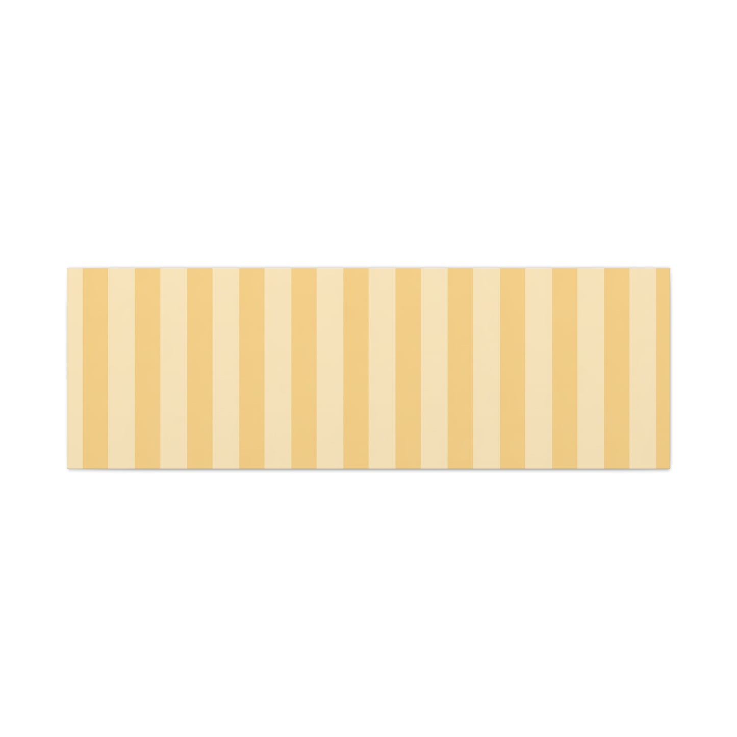 Buttercup Stripe Stretched Canvas Wall Art