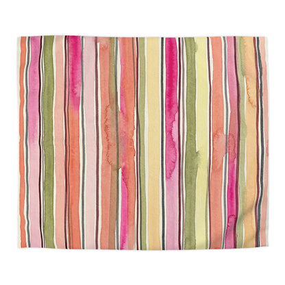 Summer Stripe Microfiber Duvet Cover
