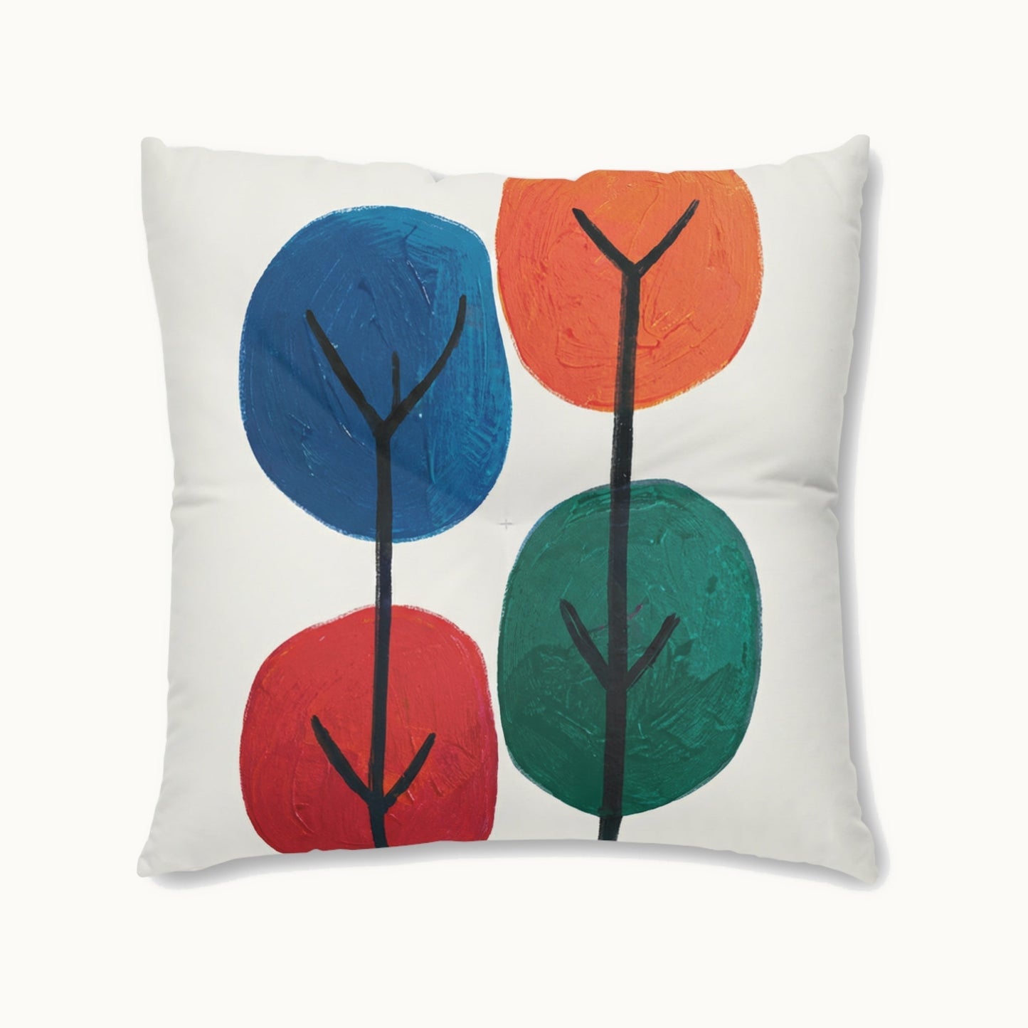 Square Tufted Floor Pillow