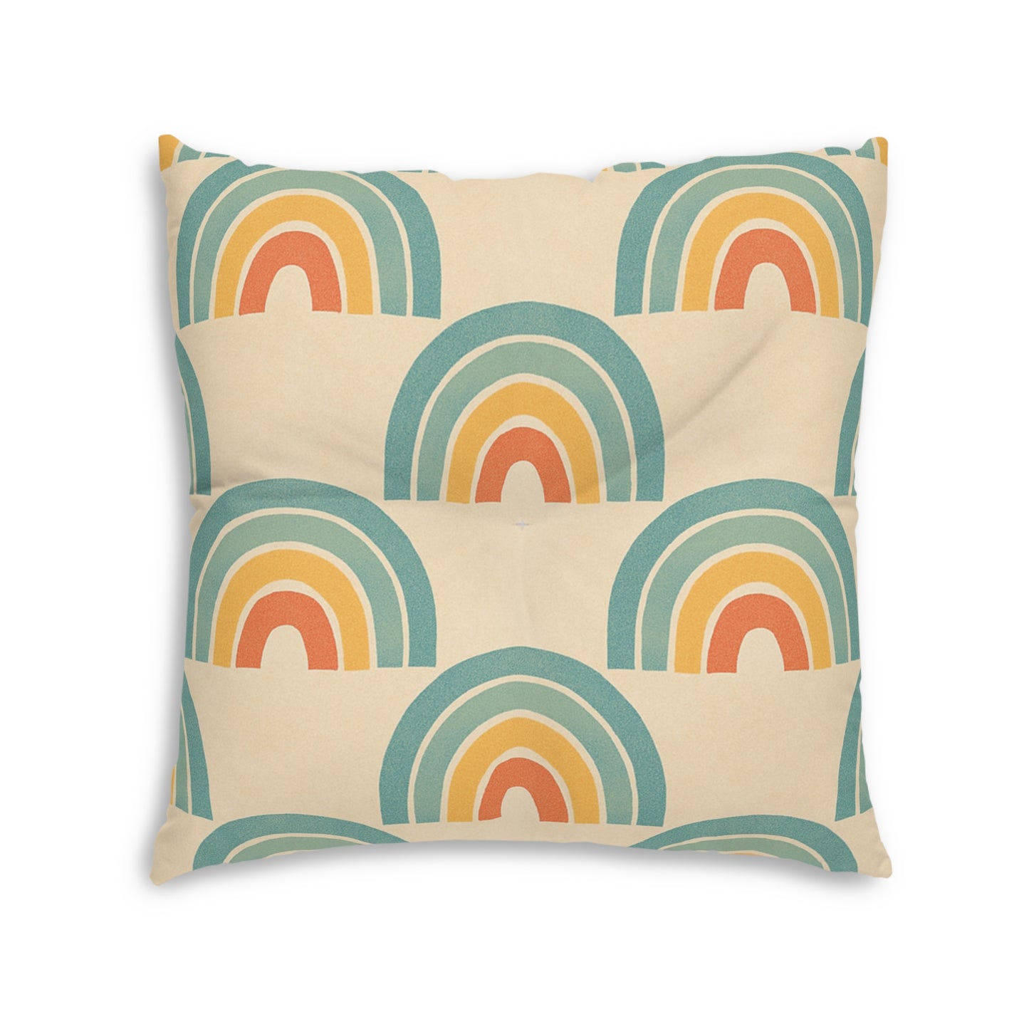 Square Tufted Floor Pillow — Square