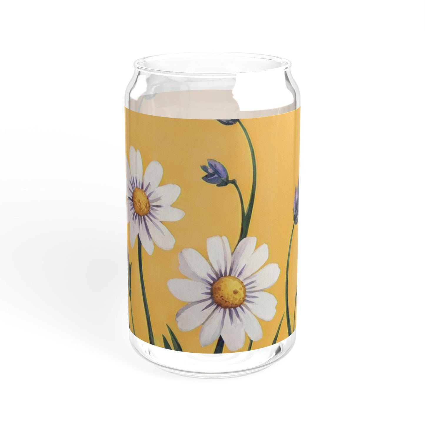 Spring Daisies Sipper Glass | 16oz