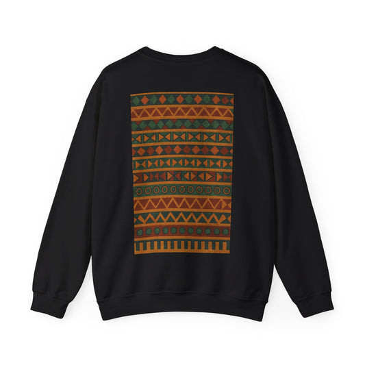 Trendy Unisex Patterned Crewneck Sweatshirt | Cozy Casual Wear, Unique Gifts, Fall Fashion, Home Comfort, Unisex Style