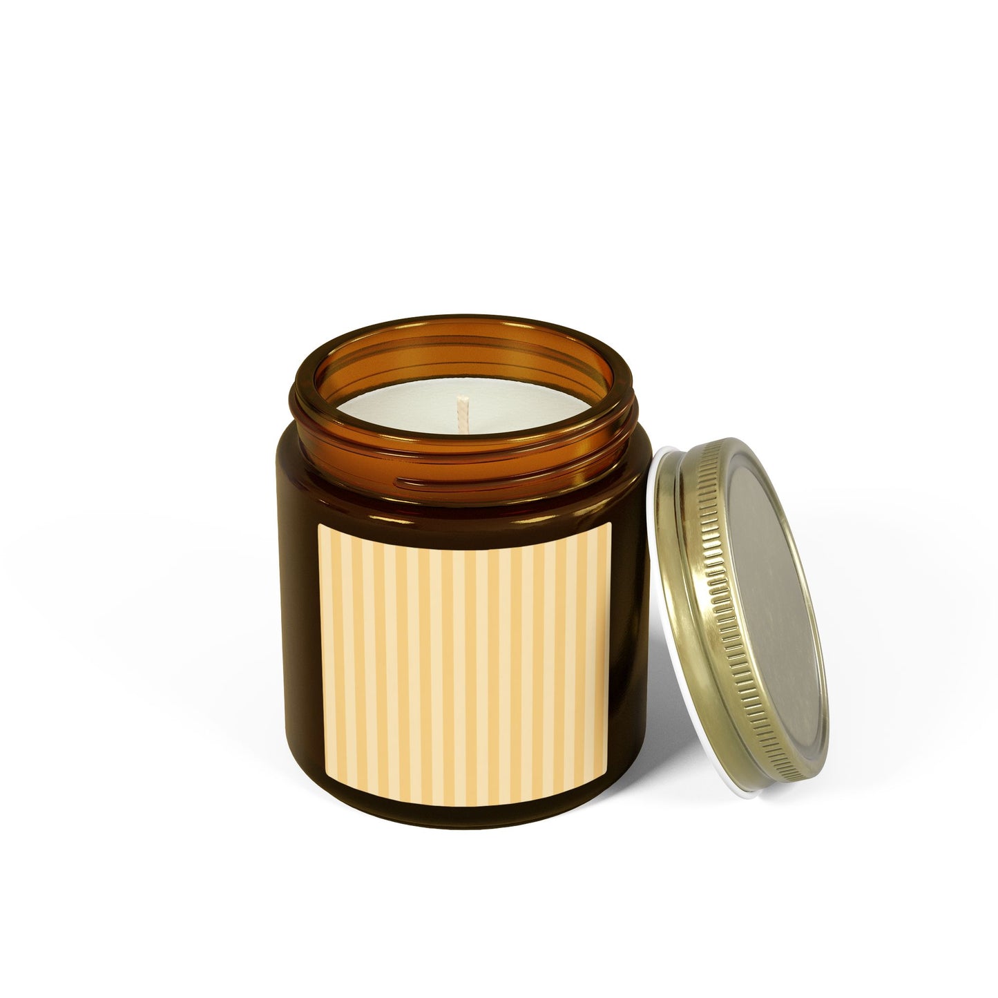 Buttercup Stripe Scented Candles