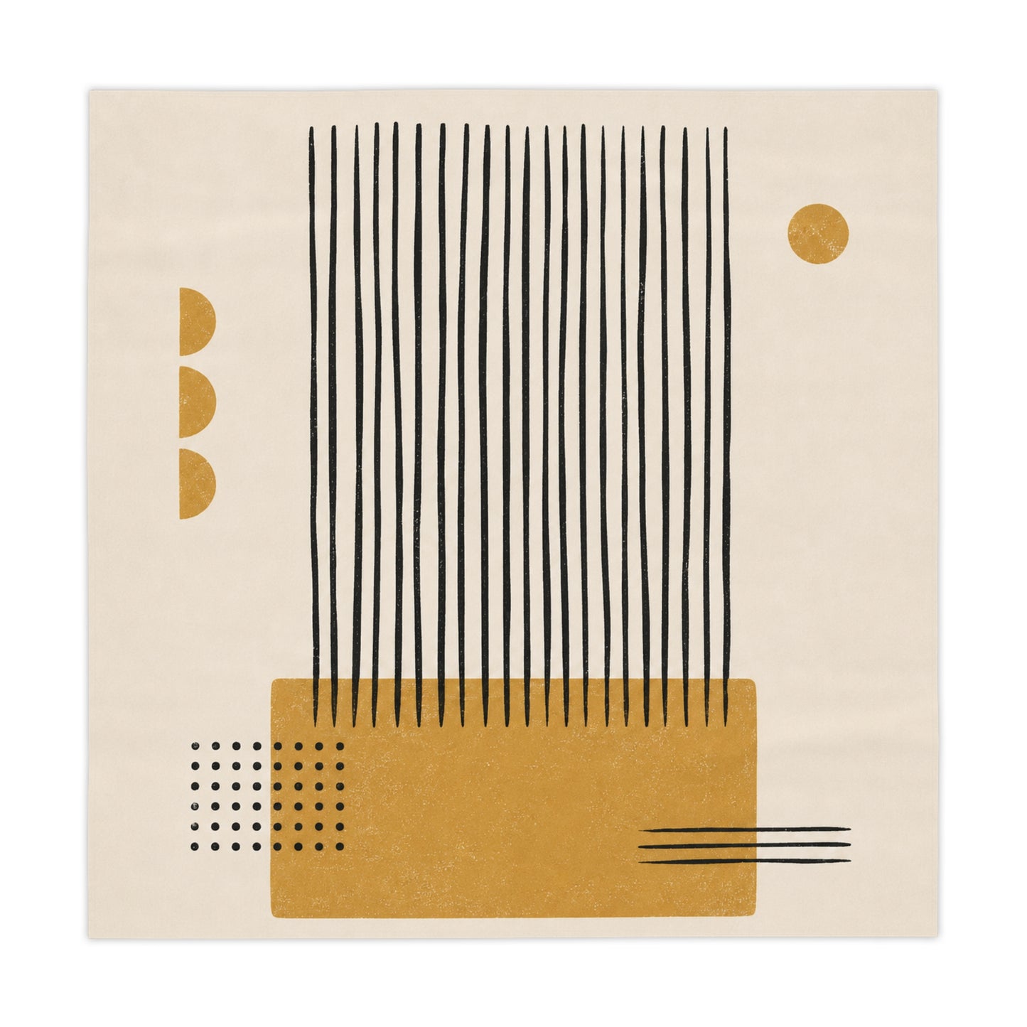 Ochre Cadence Tablecloth