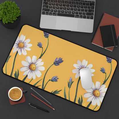Spring Daisies Desk Mat