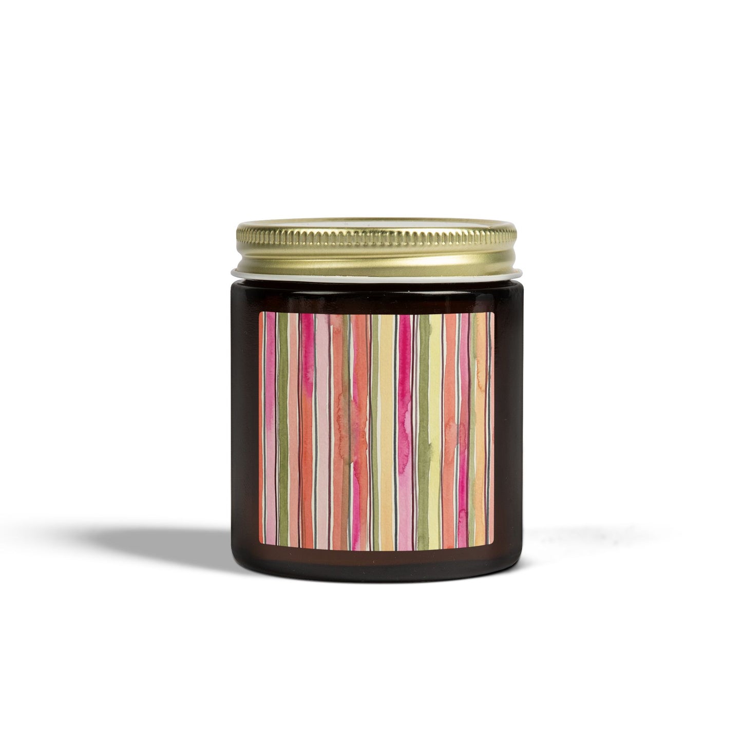 Summer Stripe Scented Candles