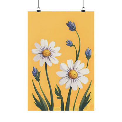 Spring Daisies Art Poster