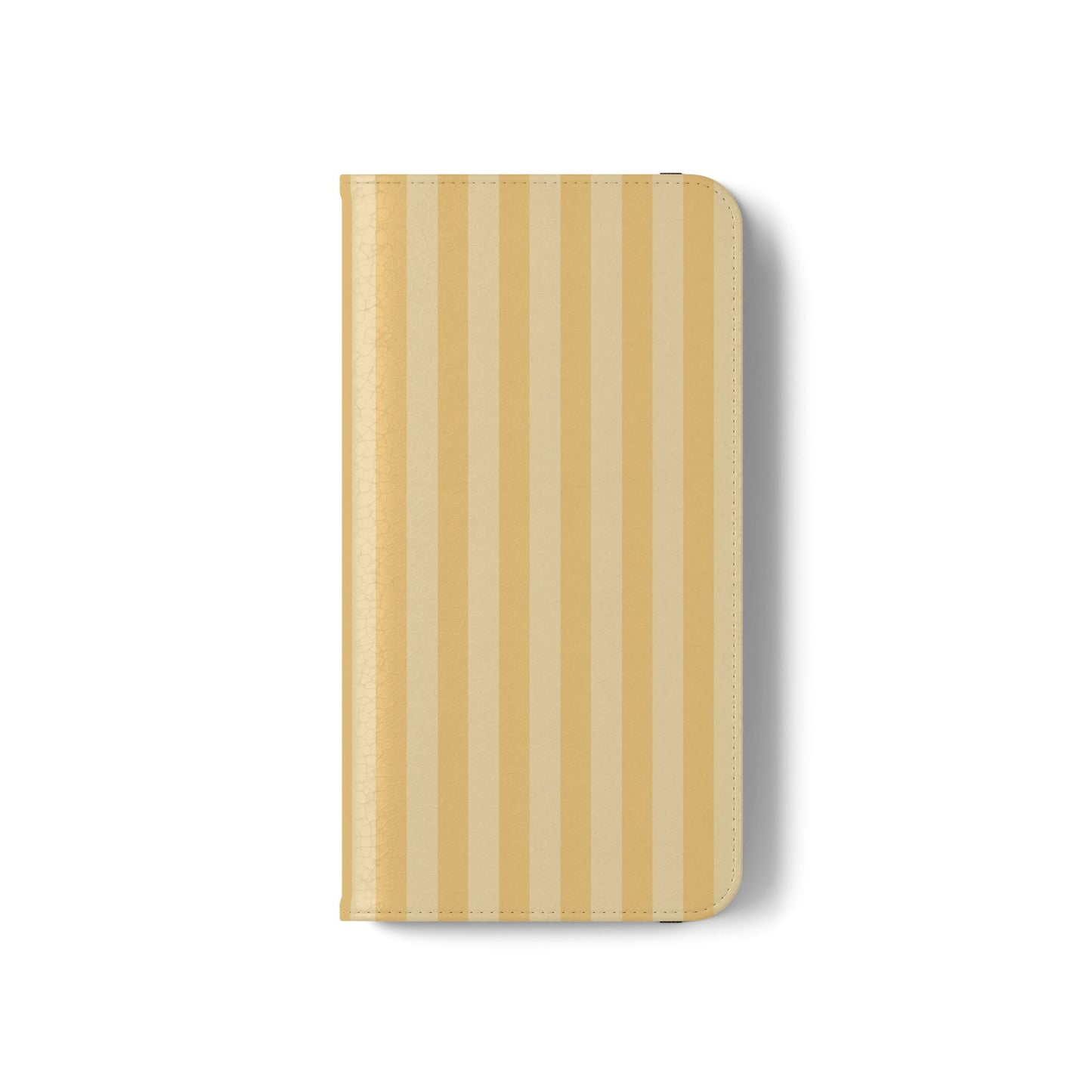 Buttercup Stripe Vegan Leather Flip Case