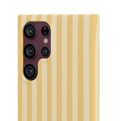 Buttercup Stripe Snap Phone Case