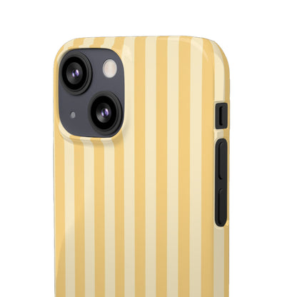 Buttercup Stripe Snap Phone Case