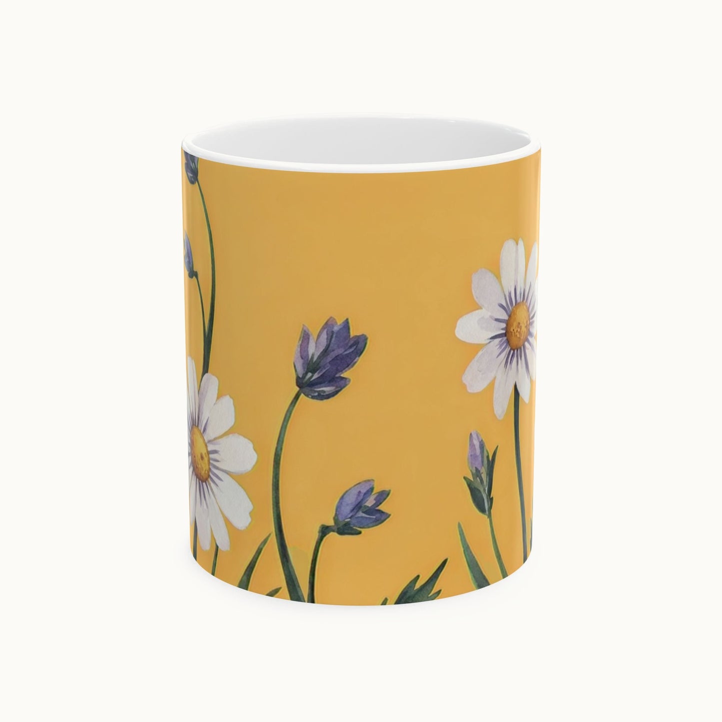 Spring Daisies Ceramic Mug