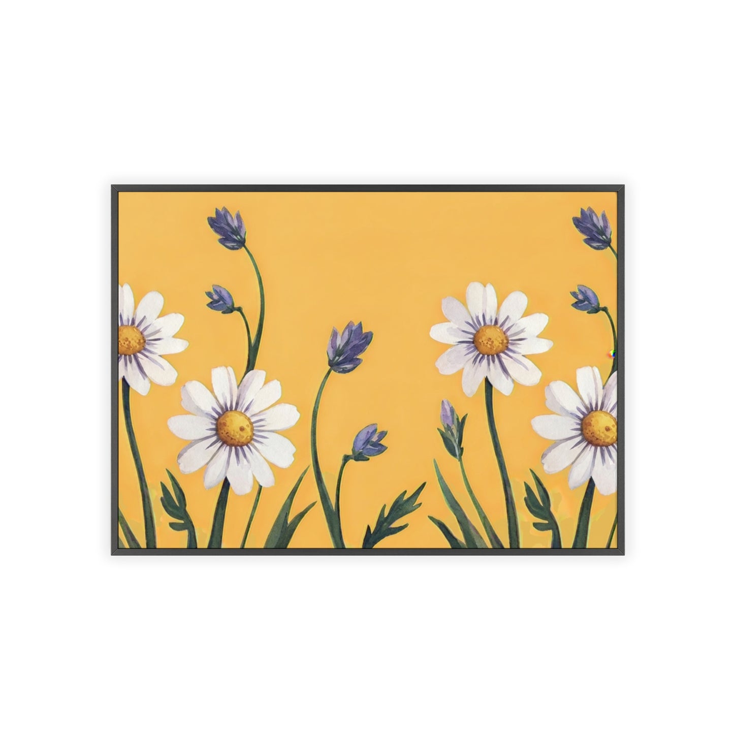 Spring Daisies Wood Framed Posters