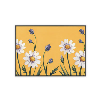 Spring Daisies Wood Framed Posters