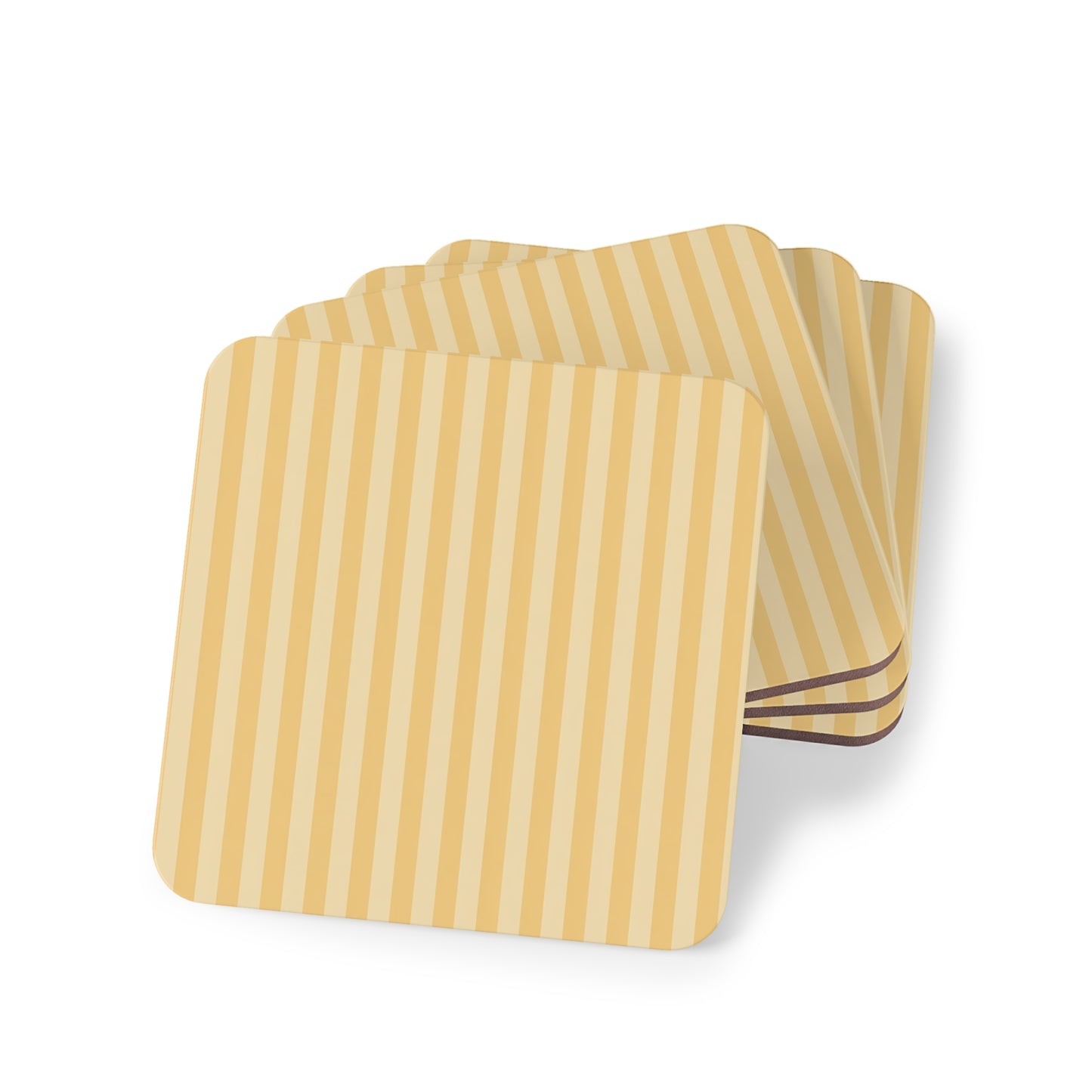 Buttercup Stripe Coasters