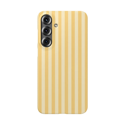 Buttercup Stripe Snap Phone Case