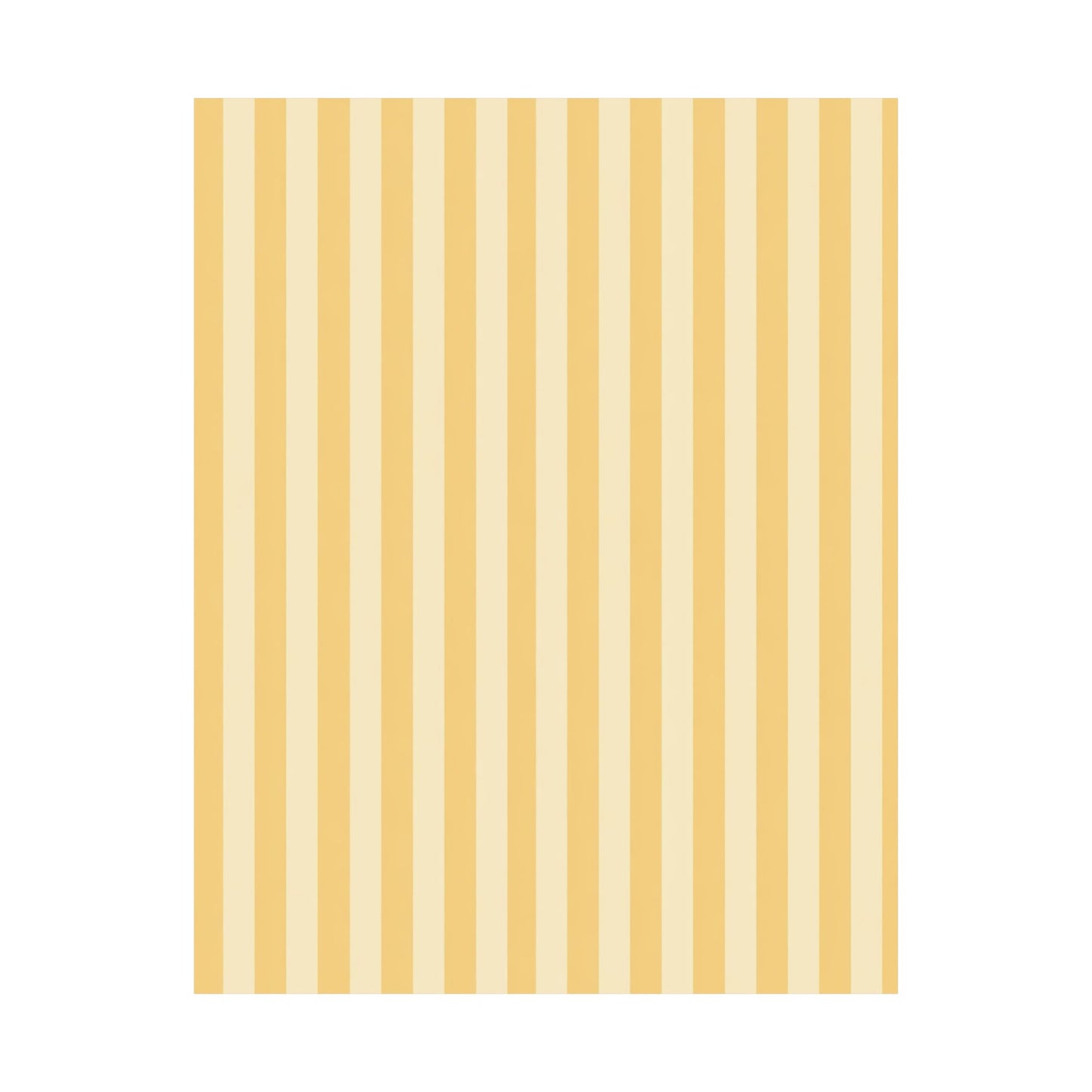 Buttercup Stripe Art Poster