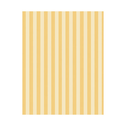 Buttercup Stripe Art Poster