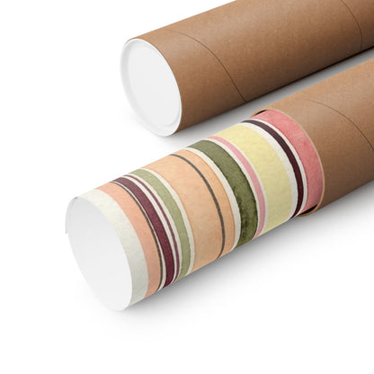 Summer Stripe Art Poster