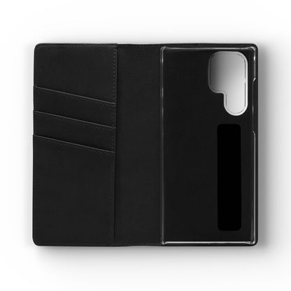 Summer Stripe Vegan Leather Flip Case