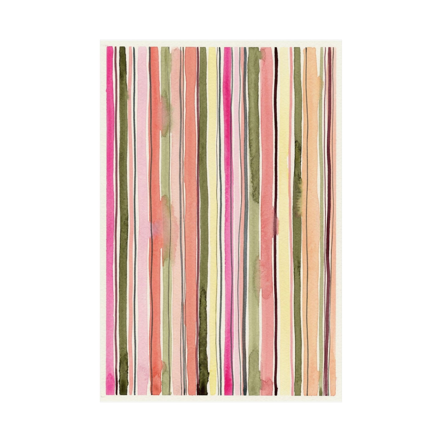Summer Stripe Art Poster