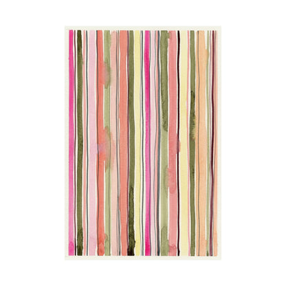 Summer Stripe Art Poster