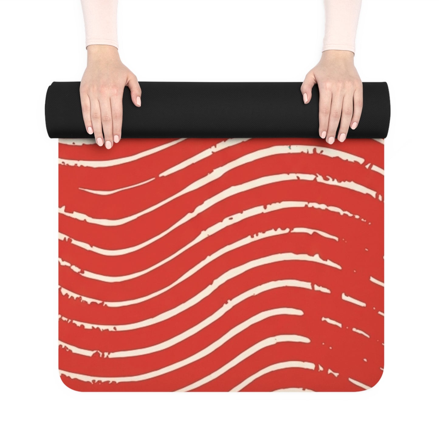 Scarlet Tide Rubber Yoga Mat