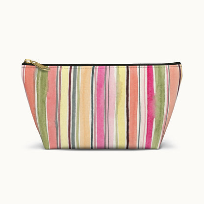 Summer Stripe Accessory Pouch