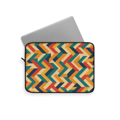 Colorful Geometric Laptop Sleeve, Stylish Computer Case, Trendy Tech Accessory, Unique Gift for Students, Travel Must-Have (Laptop Case - Pattern 0c)