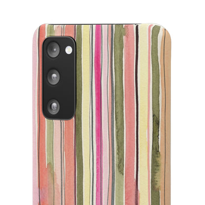 Summer Stripe Snap Phone Case