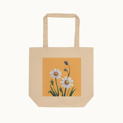 Spring Daisies Eco Tote Bag — Square