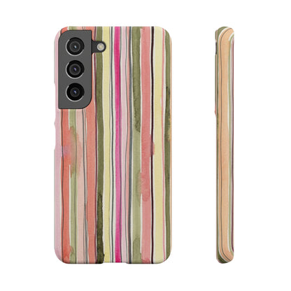 Summer Stripe Snap Phone Case