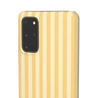 Buttercup Stripe Snap Phone Case