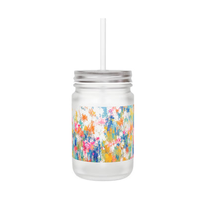 Chromatic Meadow Mason Jar Tumbler
