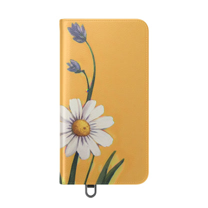 Spring Daisies Vegan Leather Flip Case