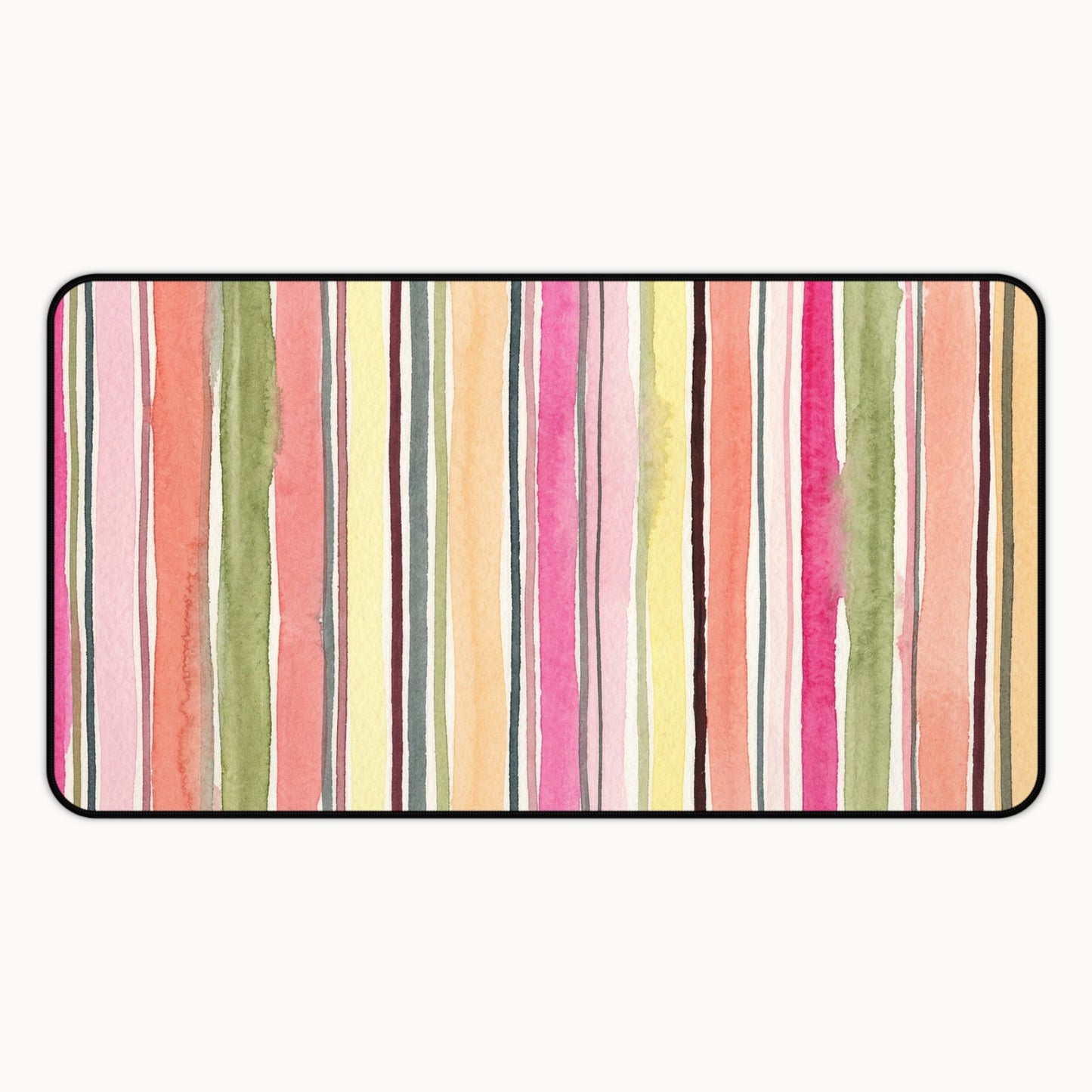 Summer Stripe Desk Mat