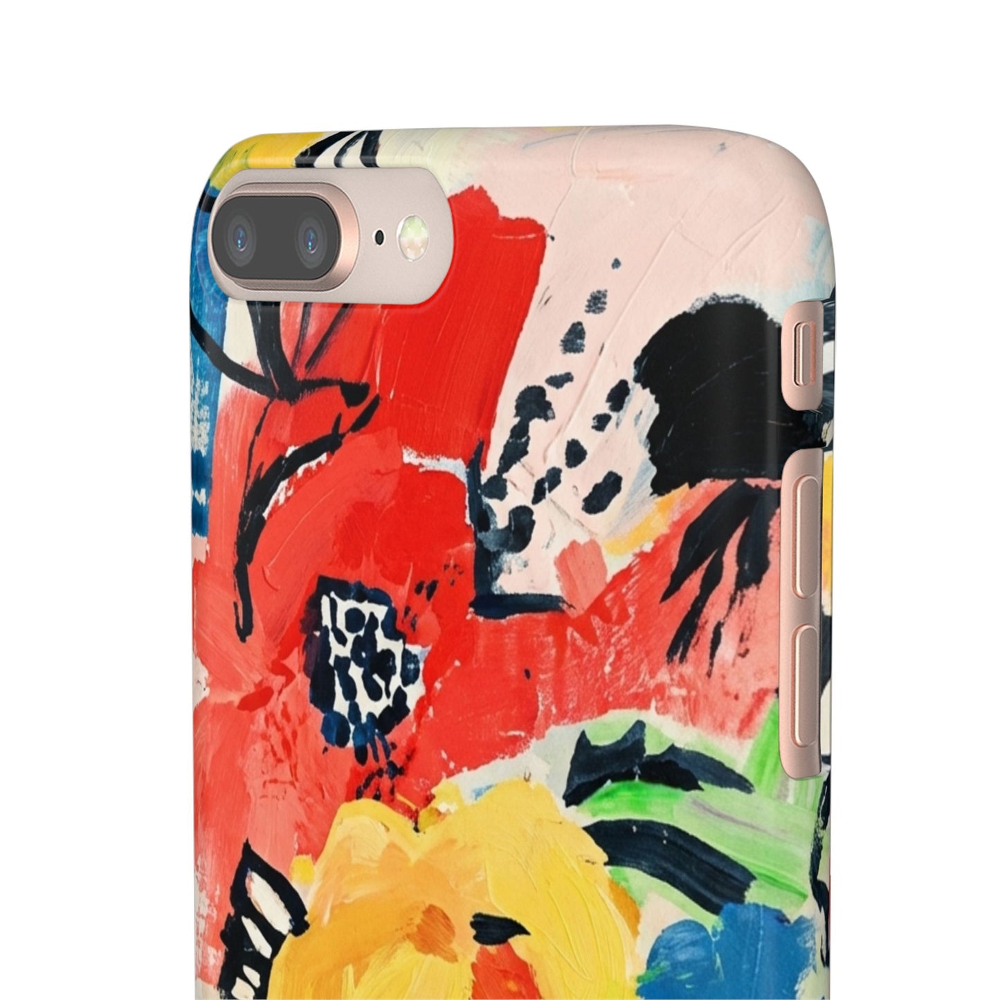 Abstract Flora Snap Phone Case