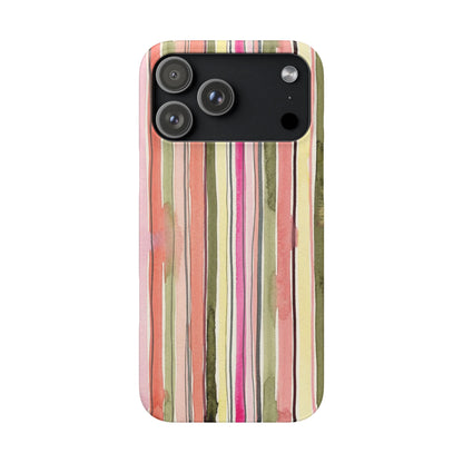 Summer Stripe Snap Phone Case