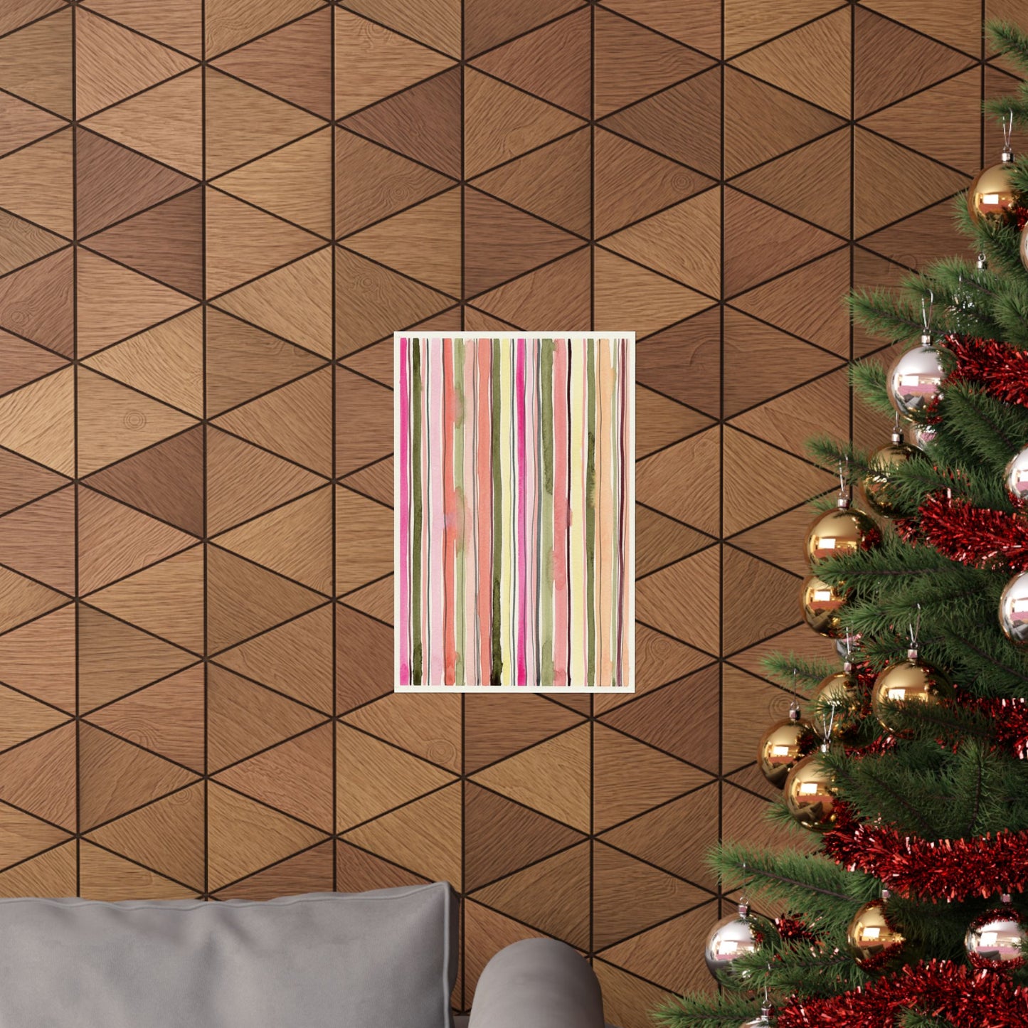 Summer Stripe Art Poster