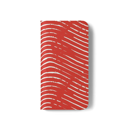 Scarlet Tide Vegan Leather Flip Case