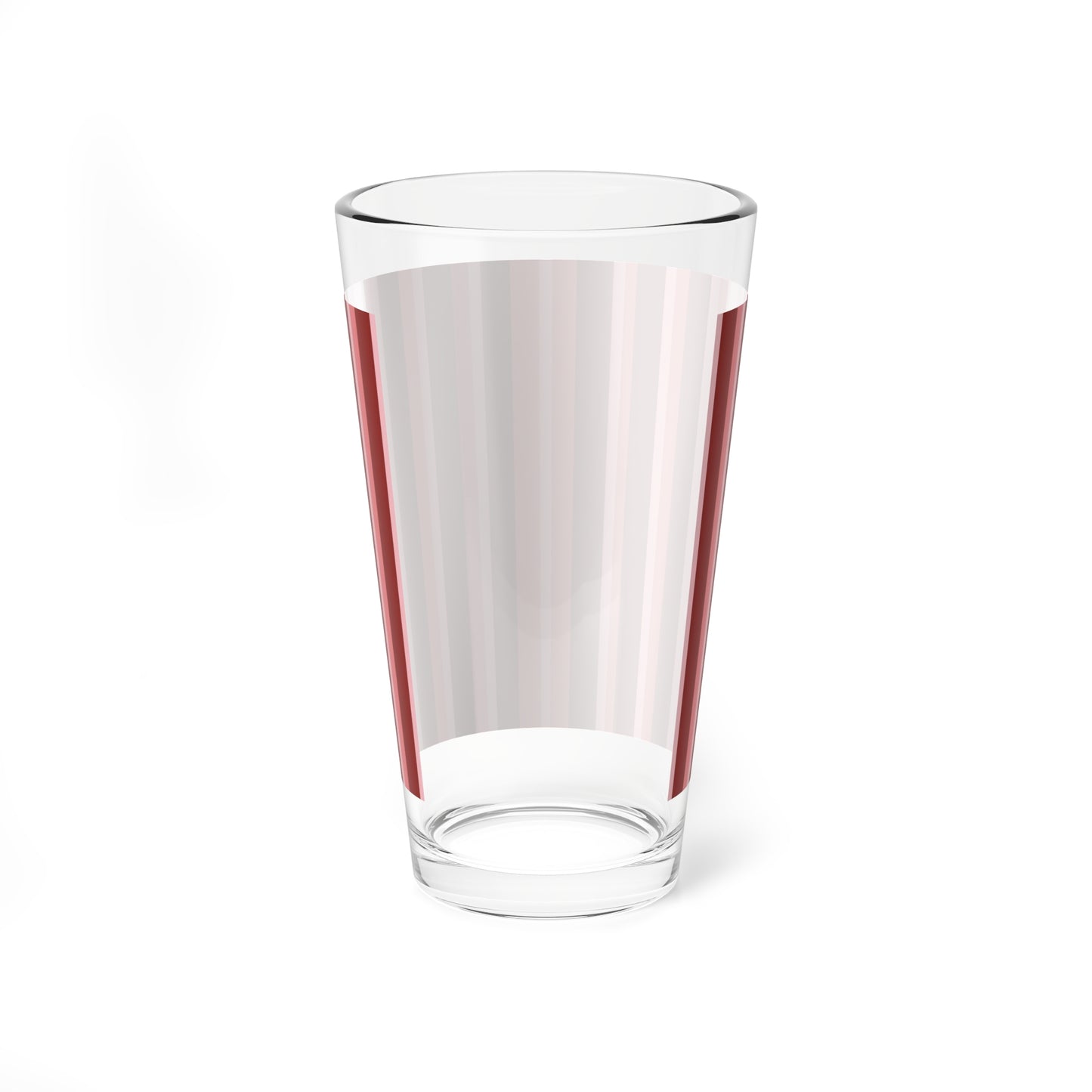 Crimson Line Tall Mixing Glass 16oz