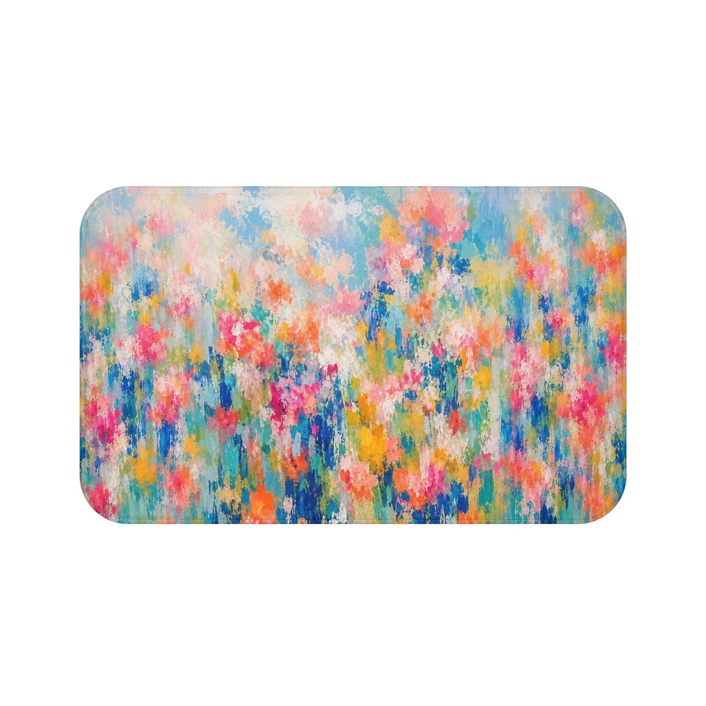 Chromatic Meadow Bath Mat