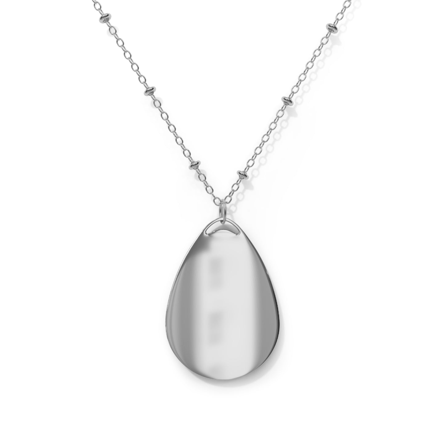 Chromatic Meadow Oval Necklace