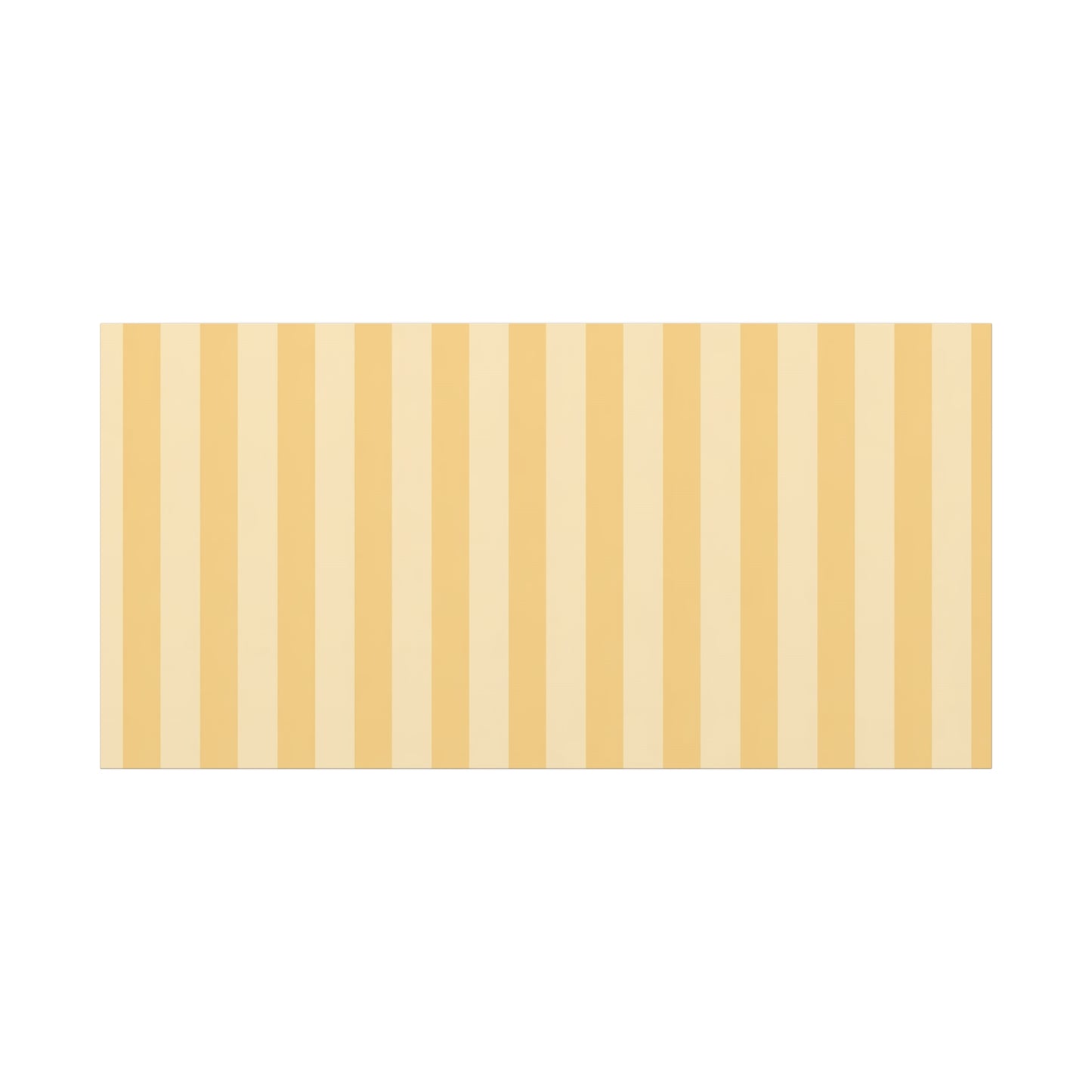Buttercup Stripe Stretched Canvas Wall Art