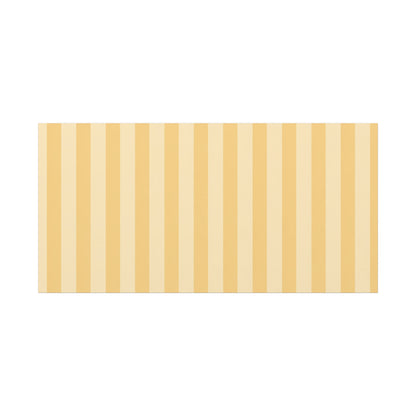Buttercup Stripe Stretched Canvas Wall Art