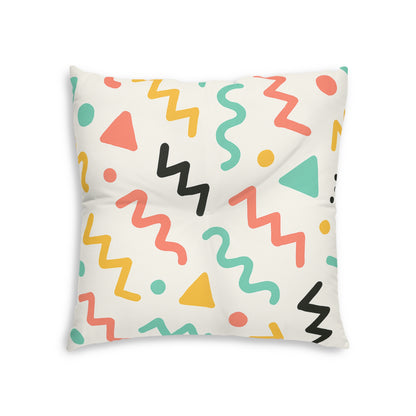 Square Tufted Floor Pillow