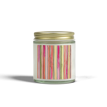 Summer Stripe Scented Candles